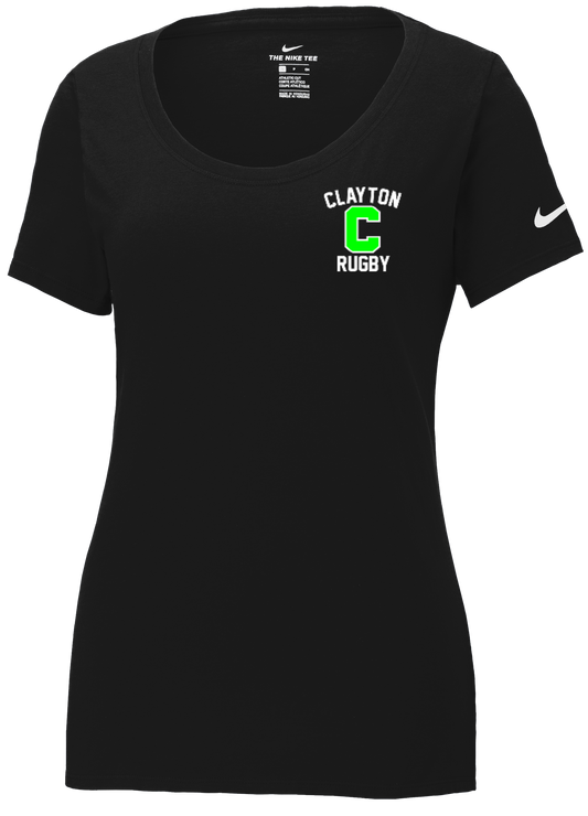 Nike Ladies Dri-FIT Cotton/Poly Scoop Neck Short Sleeve Tee