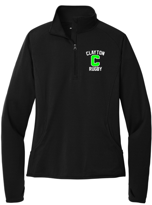 Sport-Tek® Ladies Sport-Wick® Stretch 1/2-Zip Pullover